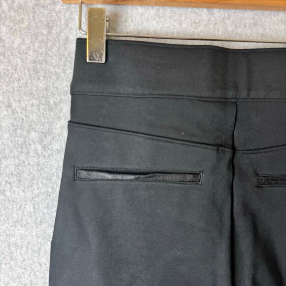 Spanx The Perfect Pant Black Knit Ponte Hi-Rise Flare Women’s Small Pull On New - Picture 6 of 12